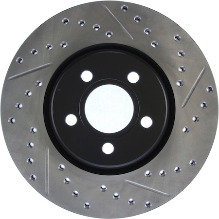 Centric Parts Sport Drilled/Slotted Brake Rotor, 127.63053L 127.63053L